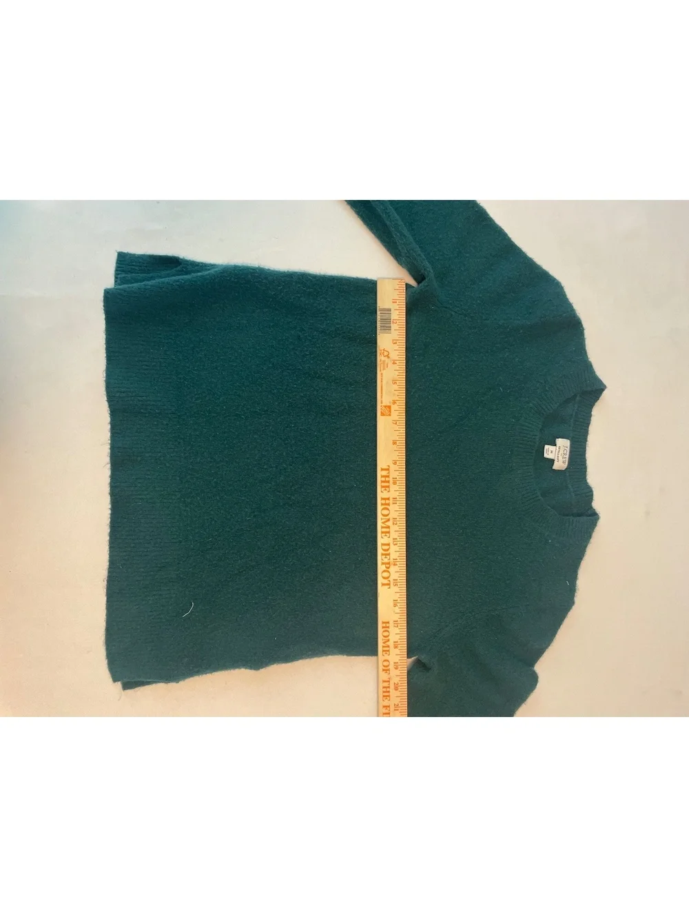 J.Crew Extra Soft Medium Green Crewneck Sweater